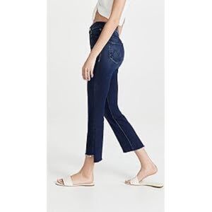 MOTHER THE INSIDER CROP STEP FRAY NIGHT TRIPPER JEANS